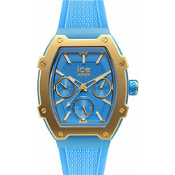Ice Watch Γυναικείο Ρολόι Χρονογράφος με Γαλάζιο Καουτσούκ Λουράκι IC023290