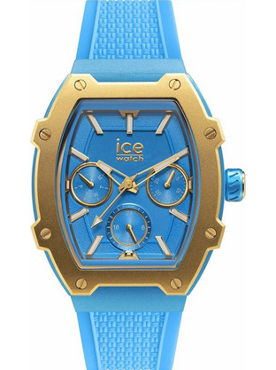 Ice Watch Γυναικείο Ρολόι Χρονογράφος με Γαλάζιο Καουτσούκ Λουράκι IC023290