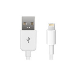 Microconnect USB-A to Lightning Cable 1m White 5711045523144