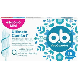 O.B. Pro Comfort Mini Ταμπόν για Ελαφριά Ροή 2 Σταγόνες 16τμχ