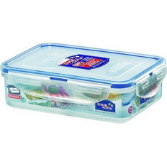 Lock & Lock Δοχείο Φαγητού 850ml Διαφανές Μπλε