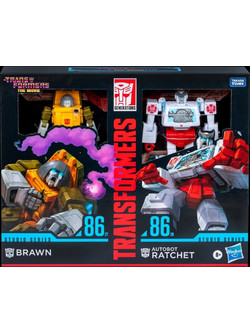 Hasbro Transformers Movie Studio Series Deluxe Class Brawn & Autobot Ratchet Σετ Φιγούρες Δράσης για 8+ Ετών