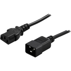 PowerWalker 91010041 Προέκταση Καλωδίου Τροφοδοσίας IEC C19 to IEC C20 1.8m