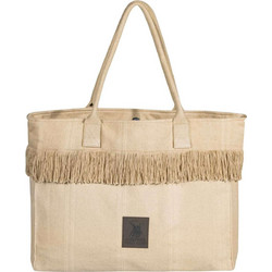 Greenwich Polo Club Essential Υφασμάτινη Τσάντα Θαλάσσης Ώμου Μπεζ 36x46cm 4083