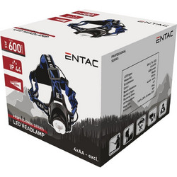 Entac 15.007.0015 Φακός Κεφαλής Εργασίας Μπαταρίας Led IP44 600lm