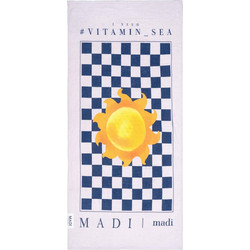 MADI Vitamin Sea Πετσέτα Θαλάσσης Λευκή 90x160cm 71640-00
