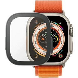 PanzerGlass Full Body Πλαστική Θήκη με Προστασία Οθόνης για Apple Watch Ultra 49mm Μαύρη