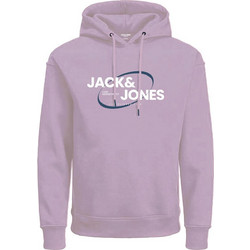 Jack & Jones Ανδρικό Φούτερ με Κουκούλα Λιλά 12267547