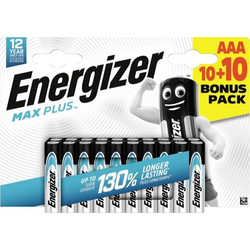 Energizer Max Plus AAA 20τμχ