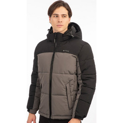 Rebase Ανδρικό Μπουφάν Χειμωνιάτικο Puffer Γκρι MP2006-BG
