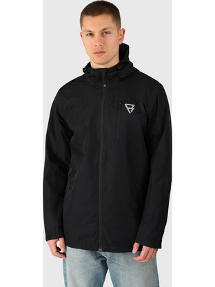Brunotti Ανδρικό Μπουφάν Χειμωνιάτικο Softshell Αδιάβροχο Μαύρο 1-2521180003-9999
