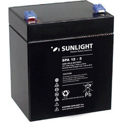 Sunlight SPA12-5 F1 Μπαταρία VRLA-AGM 12V 5Ah