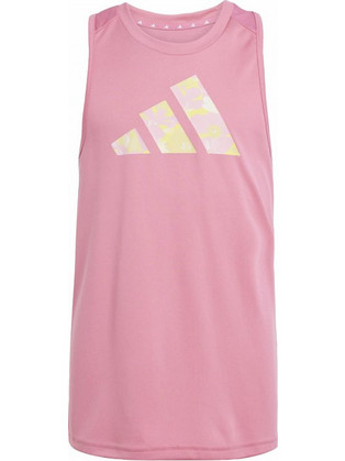 Adidas Παιδικό T-Shirt Αμάνικο Ροζ JI6102