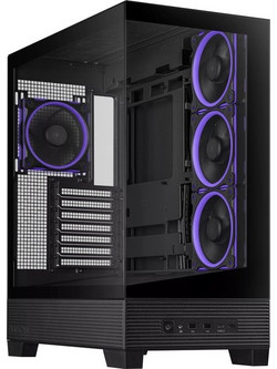 Asus A31 Plus Black Midi Tower Κουτί Υπολογιστή RGB με Πλαϊνό Παράθυρο