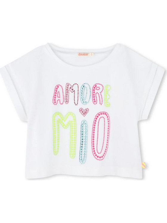 Billieblush Παιδικό T-Shirt Κοντομάνικο Λευκό U20941-10P
