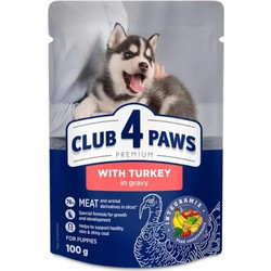 Club 4 Paws Premium Puppies with Turkey 100gr