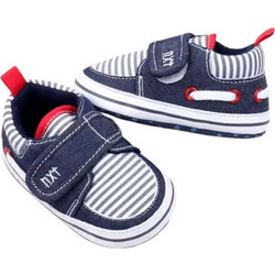 Childrenland Βρεφικά Sneakers Αγκαλιάς Navy Μπλε Κόκκινο D3246