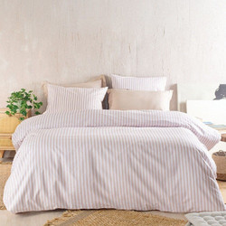 Rythmos Σετ Σεντόνια Ημίδιπλα Βαμβακερά 160x260 Eloise Beige