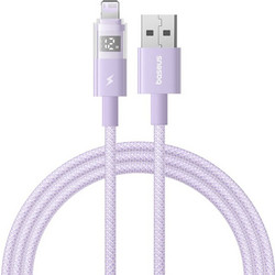 Baseus Braided USB-A to Lightning Cable 2m Purple P10382700511-01