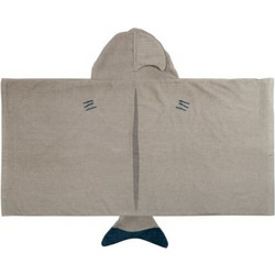 Stephen Joseph Shark Παιδικό Πόντσο Θαλάσσης Καφέ 60x117cm SJ100480C