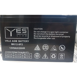 Yes MK12-9 F2 Μπαταρία VRLA-AGM 12V 9Ah