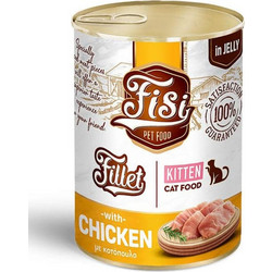 FISI Fillet Kitten with Chicken in Jelly 400gr