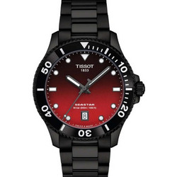 Tissot Seastar 1000 Ανδρικό Ρολόι με Μαύρο Μεταλλικό Μπρασελέ T120.410.33.421.00