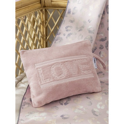 Nima Salty Love Γυναικείο Νεσεσέρ Παραλίας Αδιάβροχο 32x23cm Ροζ