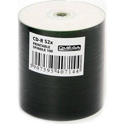Omega Freestyle 40714 Εγγράψιμα CD-R 52x Printable 700MB 100τμχ