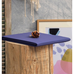 Cokitex Σετ Σεντόνια King Size Βαμβακερά με Λάστιχο 180x200+32 Melody Blue Night