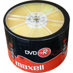 Maxell 275732.40.AS Εγγράψιμα DVD+R 16x 4.7GB 50τμχ