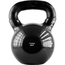 HMS KNV28 Kettlebell Βινυλίου 28kg Μαύρο