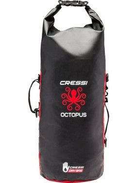 Cressi Octopus XUB976000 Στεγανός Σάκος Πλάτης 30lt Μαύρος