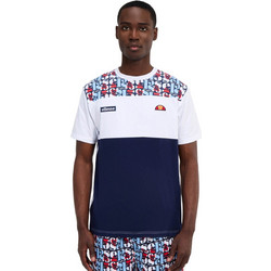 Ellesse Block AOP Ανδρικό Αθλητικό T-Shirt Πολύχρωμο SHZ22140-657
