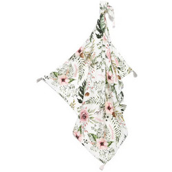 La Millou Swaddle Wild Blossom Πάνα Αγκαλιάς Λευκή 120x100cm 103.03197