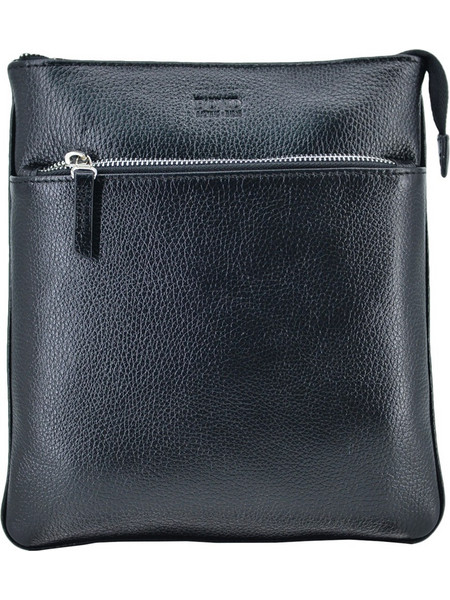 Leather 100 Δερμάτινη Ανδρική Τσάντα Ώμου / Χιαστί Μαύρη 60-BAG-1442-281