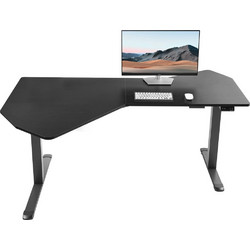 Eureka Gaming Γραφείο Ξύλινο Ρυθμιζόμενο Ύψος 141.2x177.8x121.9cm ERK-EDI-FS-MSW