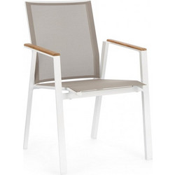 Kare Design Cameron Πολυθρόνα Κήπου Μεταλλική Γκρι KA-0663498
