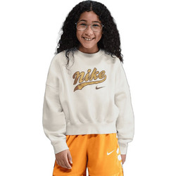 Nike Παιδικό Φούτερ Λευκό Μπεζ IH4308-133