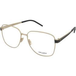 Saint Laurent SLM134 003 Γυναικείος Σκελετός Γυαλιών Οράσεως Μεταλλικός Χρυσός