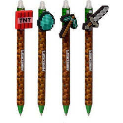 Puckator Minecraft Στυλό Gel που Σβήνει Μπλε