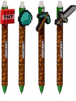 Puckator Minecraft Στυλό Gel που Σβήνει Μπλε