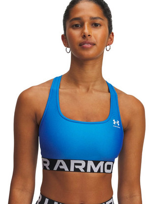 Under Armour HeatGear Αθλητικό Μπουστάκι με Μέτρια Στήριξη & Ελαφριά Ενίσχυση Royal Blue 1383544-402