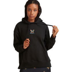 RVCA Melissa Γυναικείο Φούτερ Oversized με Κουκούλα & Τσέπες Μαύρο Z3HORLRVF1-3837
