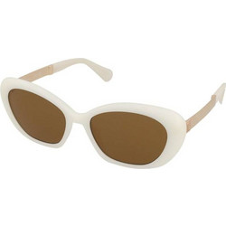 Max & Co MO0133 25J Γυναικεία Γυαλιά Ηλίου Cat Eye Κοκάλινα Λευκά με Καφέ Φακό