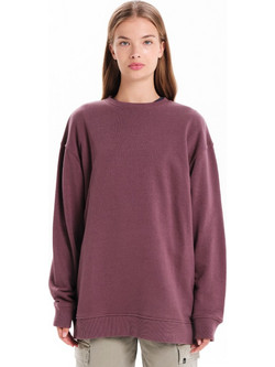 Basehit Γυναικείο Φούτερ Oversized Μπορντό 242.BW20.205