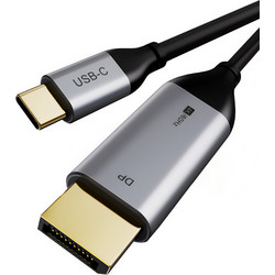 Cabletime Καλώδιο DisplayPort to USB-C Male 1.8m Black 5210131038284