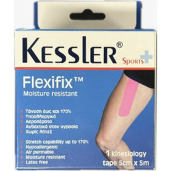 Kessler Flexifix Ταινία Κινησιολογίας 5cm x 5m Μαύρη 1τμχ