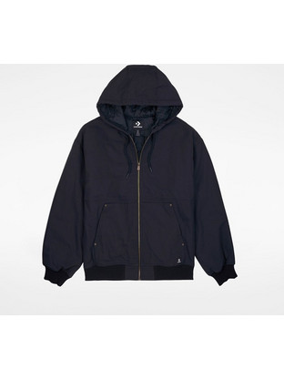 Converse Ανδρικό Μπουφάν Χειμωνιάτικο Bomber Μαύρο 10027093-A01