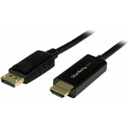 StarTech Καλώδιο DisplayPort 1.2 to HDMI Male 2m Black DP2HDMM2MB